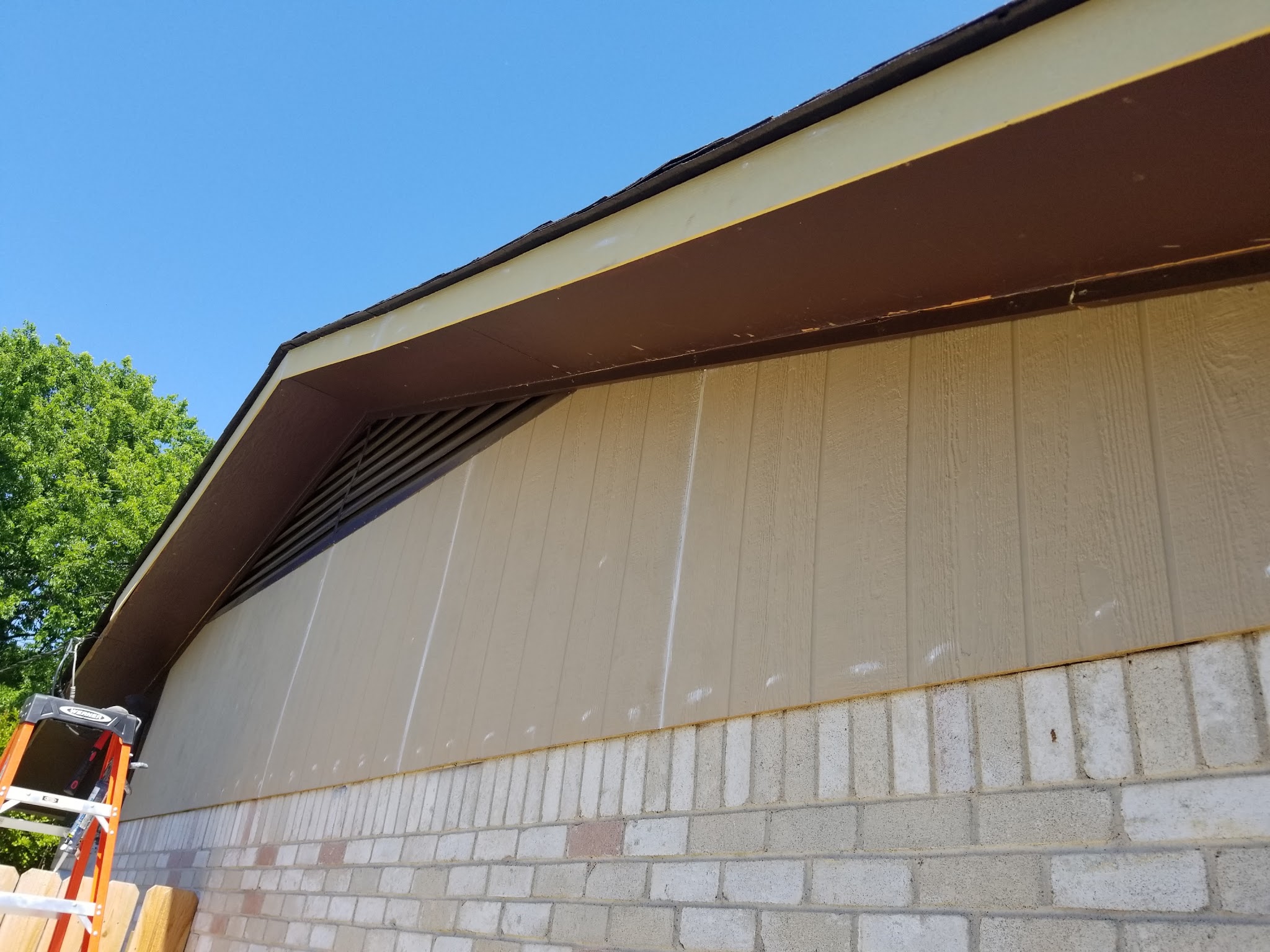Completed home improvement project